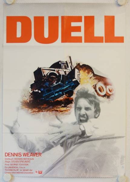 Duel original release german movie poster